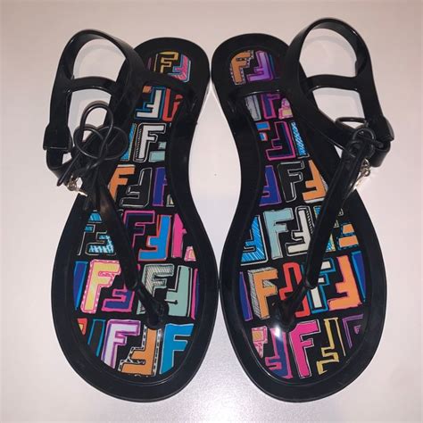 fendi jelly sandals 2013|Fendi Jelly Sandals .